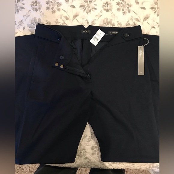 Ann Taylor loft size 6 dark blue, “Marissa” work pant. Straight leg. - Picture 3 of 3